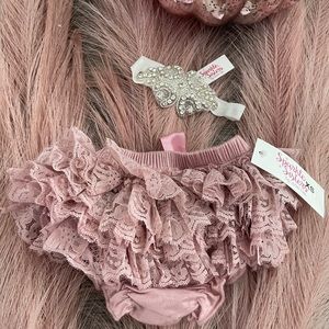 Sparkle Sisters Undies and Headband (NWT)